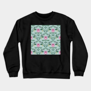 Protea pattern Crewneck Sweatshirt